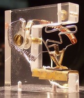 Replica of the first point contact transistor